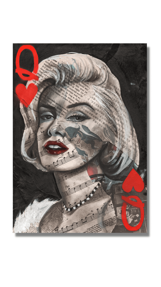 Danielle O'Reilly Art Marilyn Monroe [framed] - HELD BY GALLERY Painting Artwork Wall decor Portrait Art Celebrity Canvas